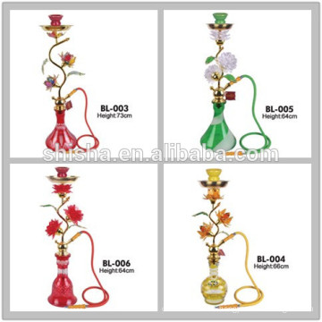 Alta calidad nueva cachimba tipos cachimba shisha de la cachimba flor